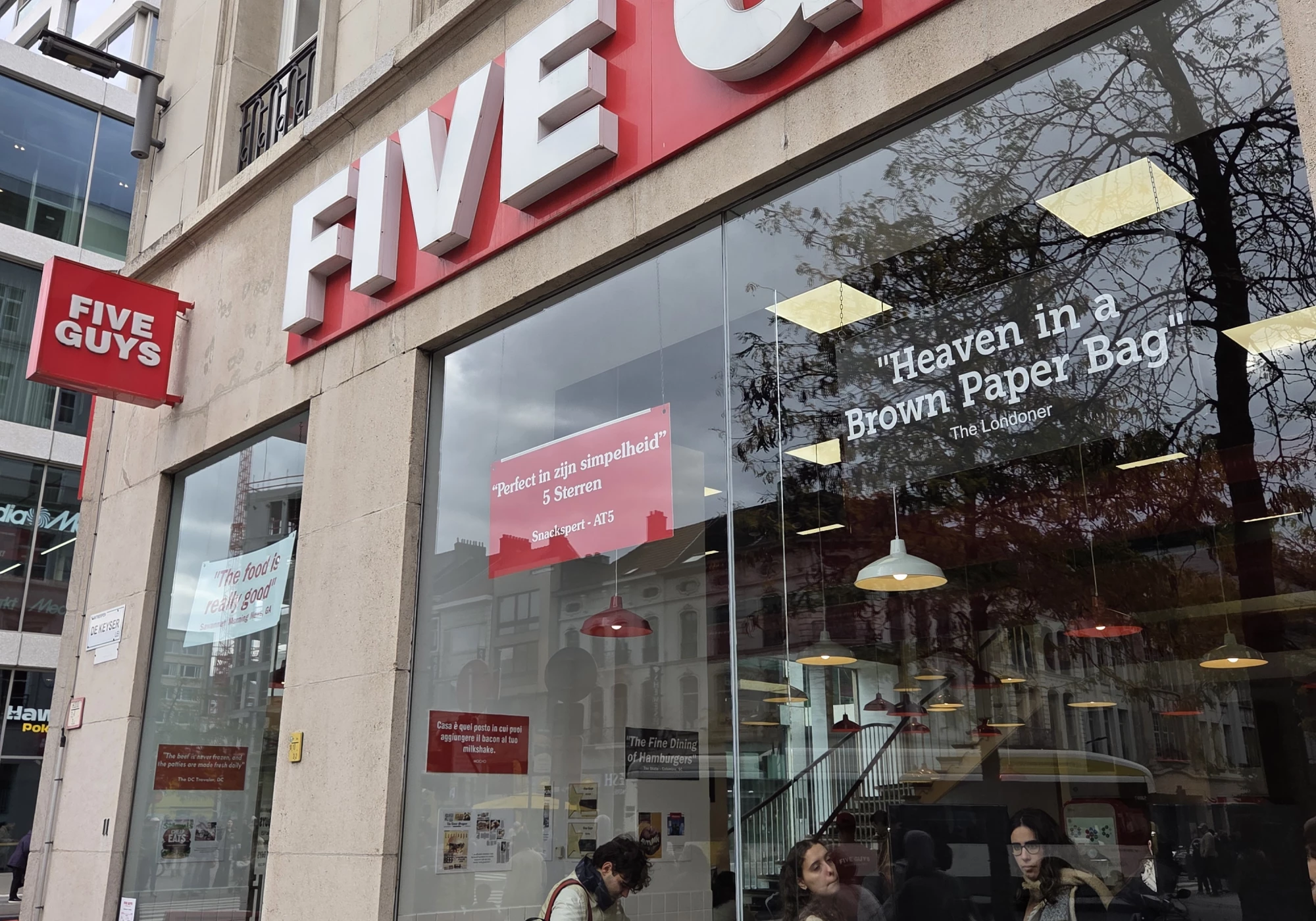 Foto van Five Guys De Keyserlei