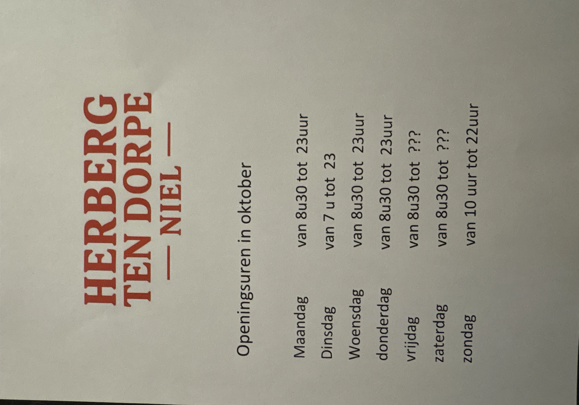 Foto van Herberg Ten Dorpe